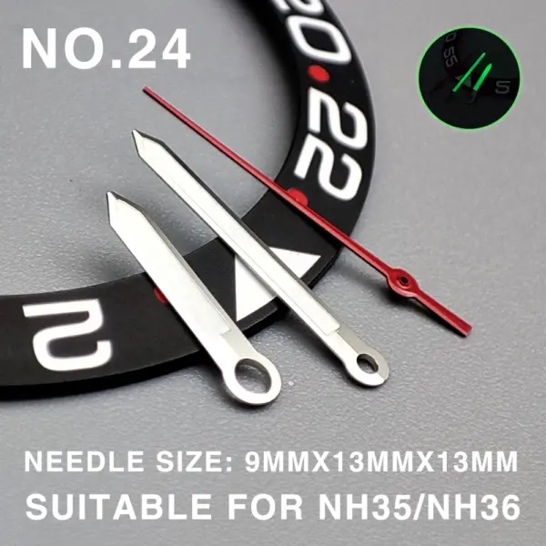 Green Luminous Watch Hands for NH35/NH36/4R - Image 7