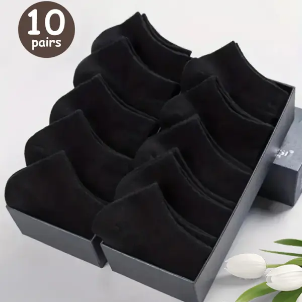 Men's Low Cut Ankle Socks - 5 Pairs - Image 22