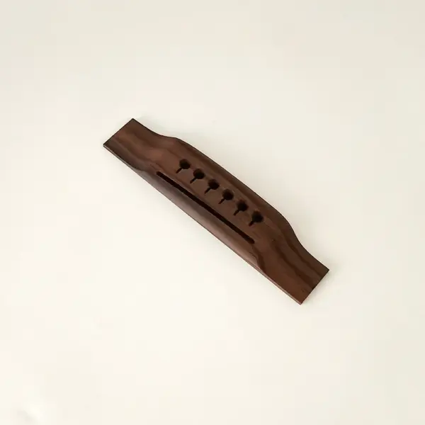 Guitar Bridge with Bone Saddle and Pins Set - Image 4