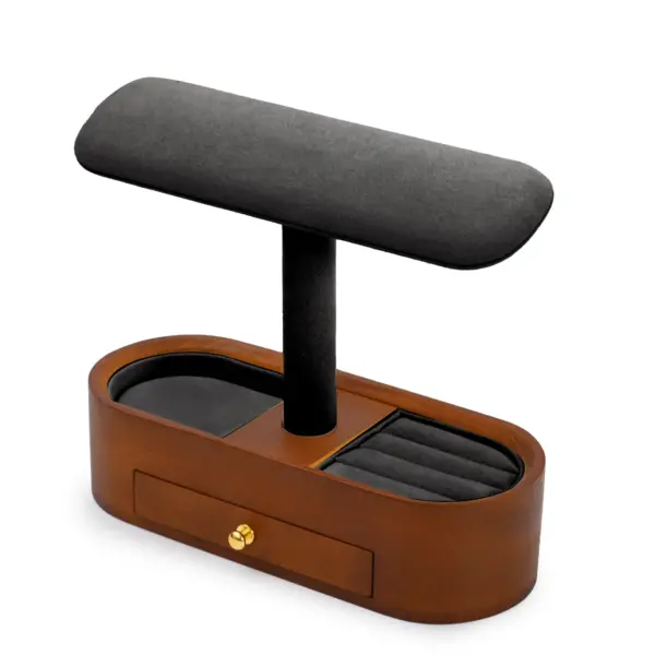 Wooden Jewelry Display Stand for Watches and Rings - Image 13