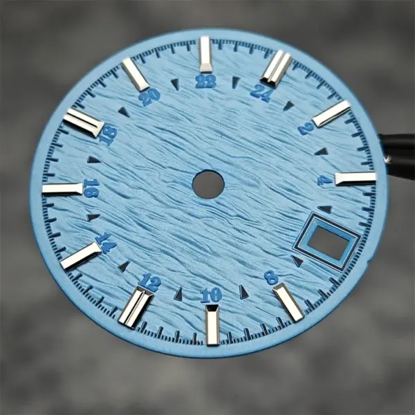 28.5mm Water Ripple Watch Dial for NH34/NH35 - Image 5