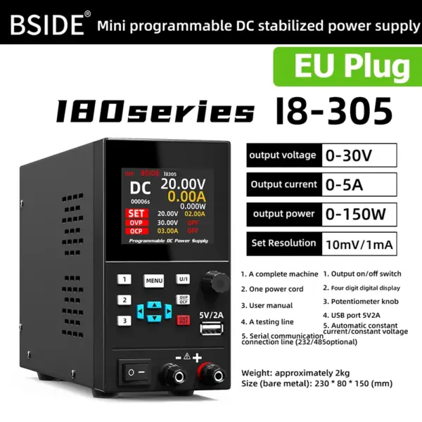 Programmable High Precision DC Power Supply 300W - Image 9