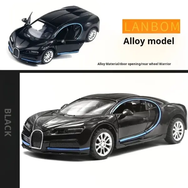 1:36 Bugatti Diecast Toy Car Model - Image 6
