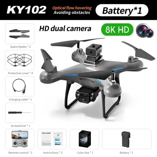 KY102 8K Camera Drone with Remote Control - Image 9