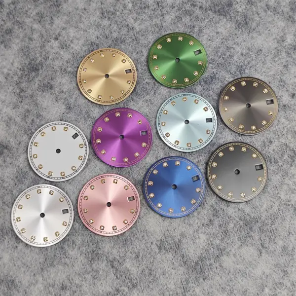 28.5mm Diamond Watch Dial for NH35 NH36 - Image 2