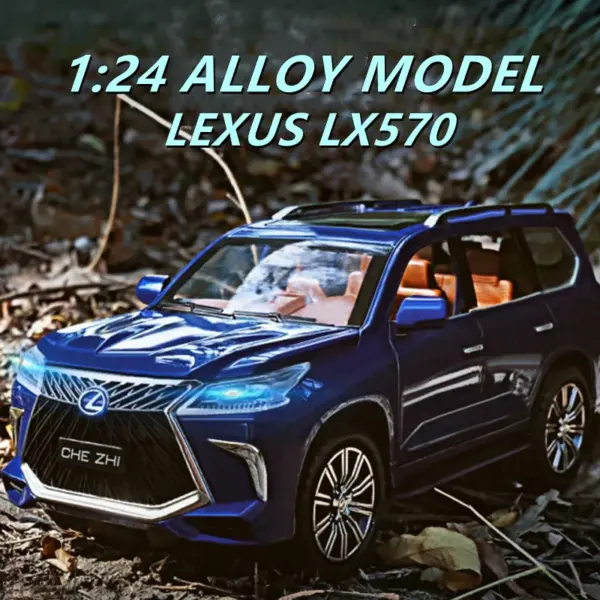 1:24 Lexus LX570 Alloy Diecast Model Car