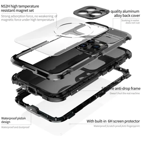 Heavy-Duty Waterproof Case for iPhone 15 Pro Max - Image 5