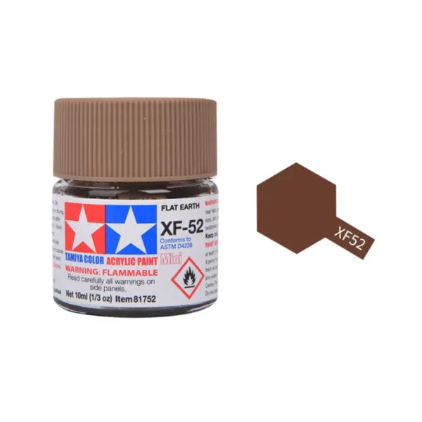 10ml Tamiya Water-Based Flat Acrylic Paint Set - Image 24