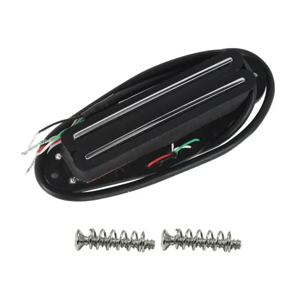 Ceramic Dual Rails Mini Humbucker Pickup Black