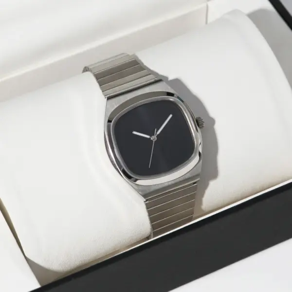 35mm Stainless Steel Unisex Quartz Watch - Image 4