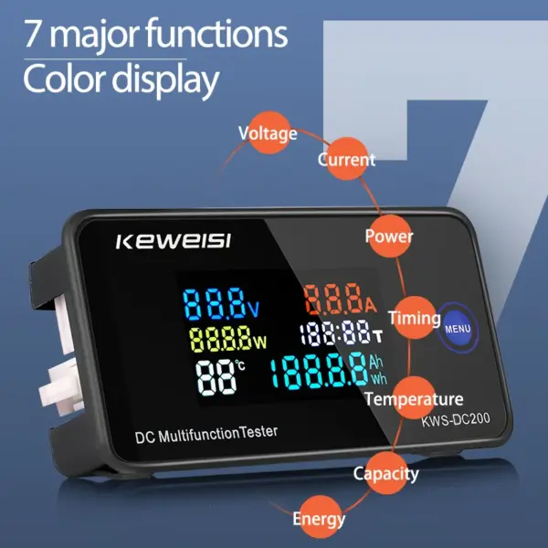 DC200 Digital Voltage Current Power Meter 50A/100A