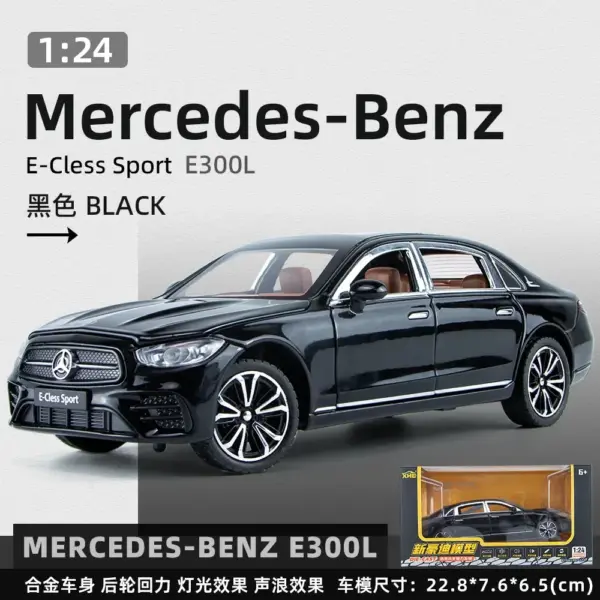 1:24 Mercedes Benz E300L Diecast Model Car - Image 11