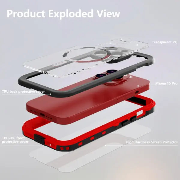 Ultra-Thin Waterproof Case for iPhone 13-15 - Image 5
