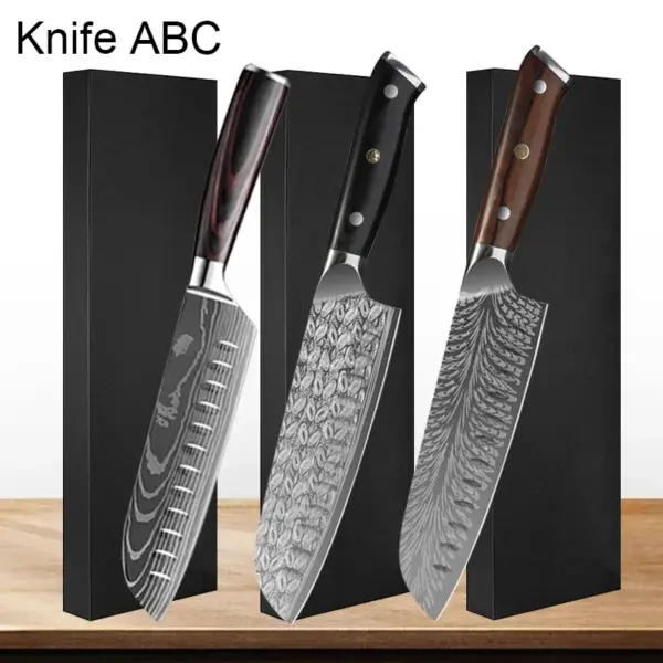 Professional Chef's Damascus Steel Kitchen Knife - Image 8