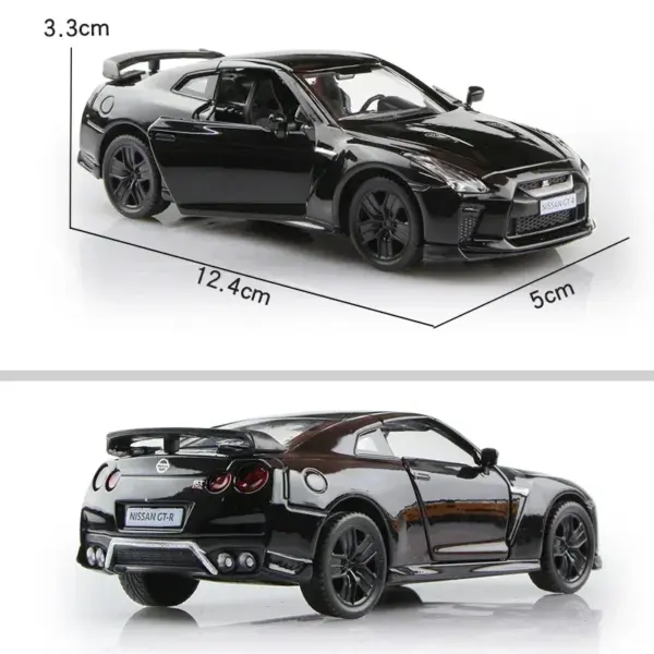 1:36 Scale Nissan GTR Diecast Car Model - Image 11