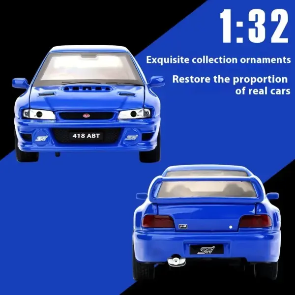 1:32 Subaru Impreza WRX STI Diecast Model Car - Image 4