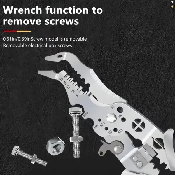 12-in-1 Multifunctional Wire Stripper Pliers - Image 4