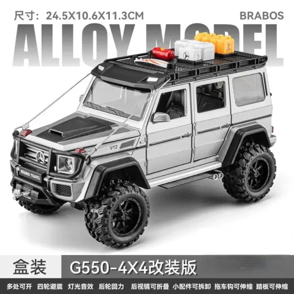 1:24 Mercedes-Benz BRABUS G550 Diecast Model - Image 8