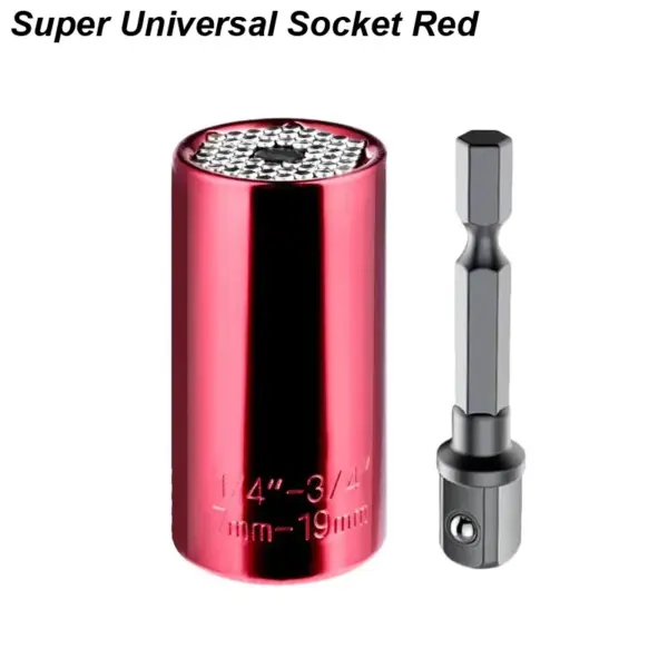 Universal Socket Wrench Set with Power Drill Adapter - Image 9