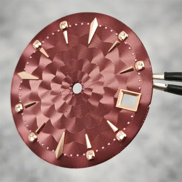 29mm Women's Watch Dial with Diamond Design - Image 17