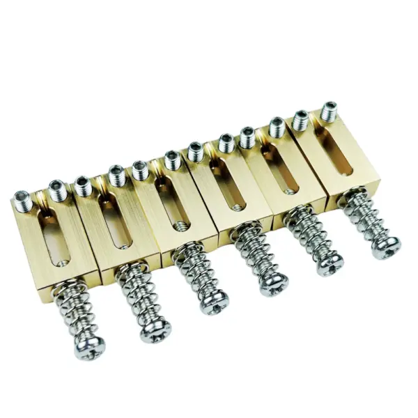 Brass Saddles Tremolo Bridge for ST TL Guitars - Image 4