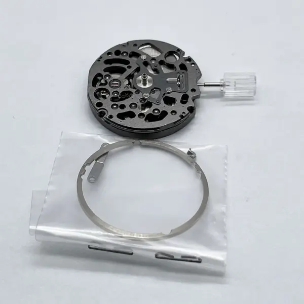 Genuine NH72A Black Skeleton Watch Movement - Image 6
