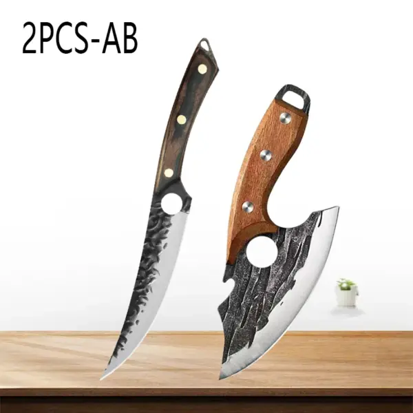 Stainless Steel Boning Kitchen Knife Set - Image 9