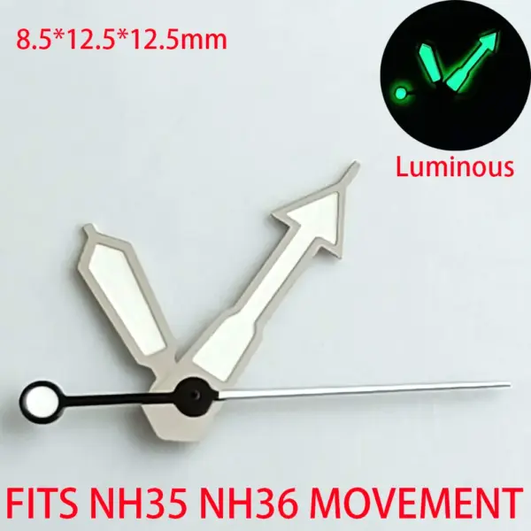 NH35 NH36 Watch Hands Green Luminous Set - Image 8