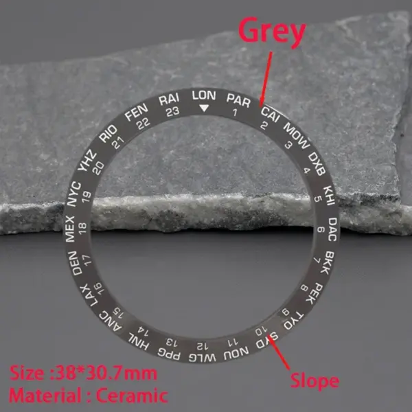 Gray Ceramic Bezel Insert for Omega Watches - Image 37