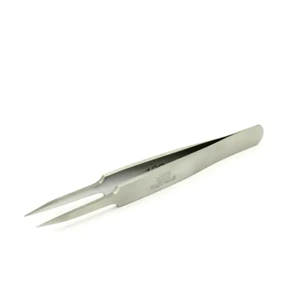 Stainless Steel Angled and Straight Tweezers Set - Image 3