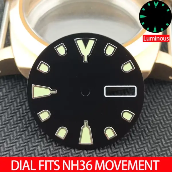 28.5mm Luminous Watch Dial for NH35/NH36 - Image 8
