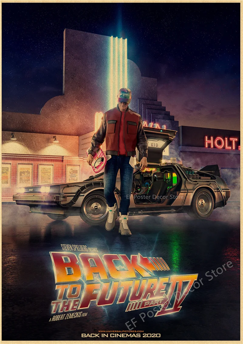 Vintage Back To The Future Movie Poster Print 35 Vintage Back To The Future Movie Poster Print - Image 35