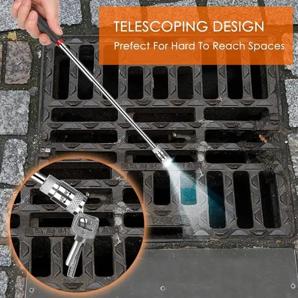 Magnetic Telescopic Pick-Up Tool with LED Light - Image 5