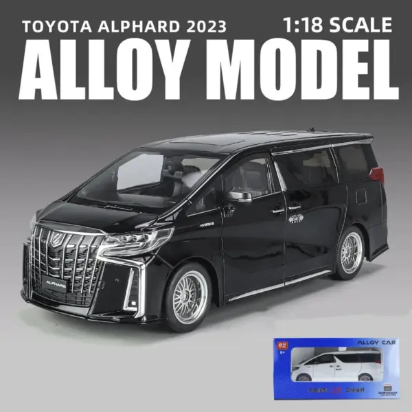 1:18 Scale Toyota Alphard Diecast Car Model - Image 10