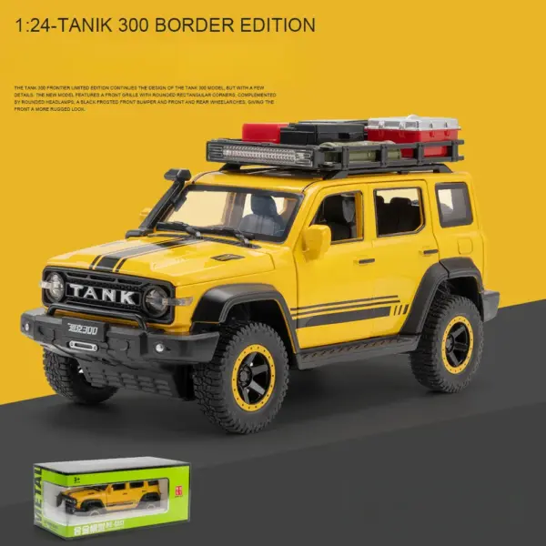 1:24 Alloy Diecast Off-road Tank Model - Image 7