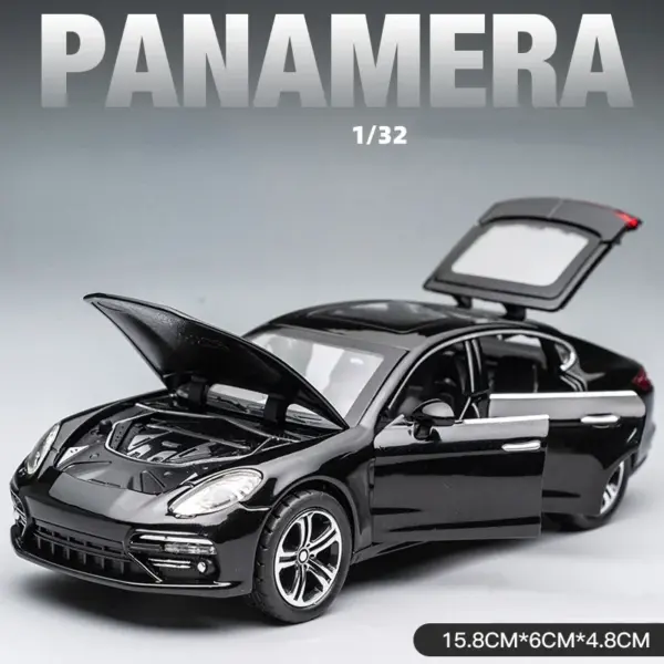 1:32 Diecast Porsche Panamera Metal Car Model - Image 9