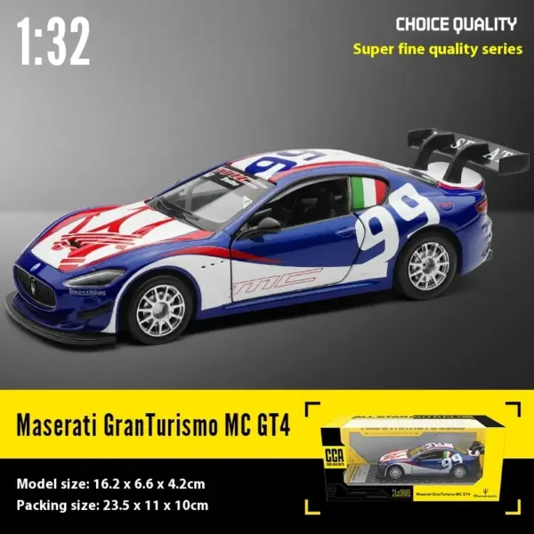 1:32 Scale Alloy Retro GT4 Car Model - Image 8