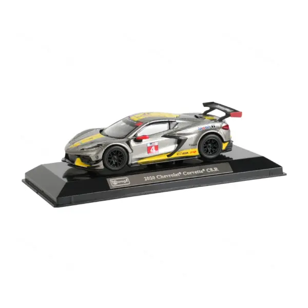 Bburago 1:43 Chevrolet Corvette C8.R Model Car - Image 4