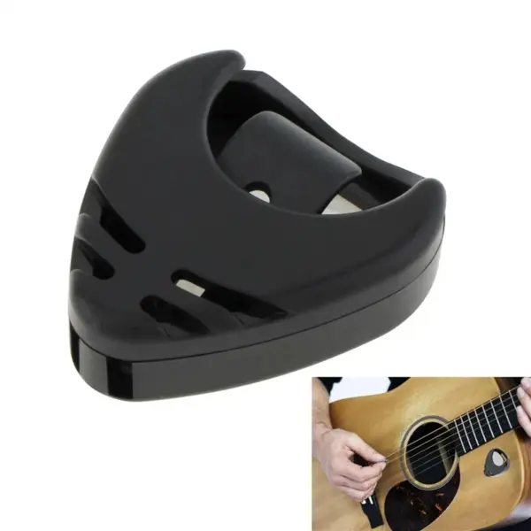 Guitar Pick Holder Case with Adhesive Back
