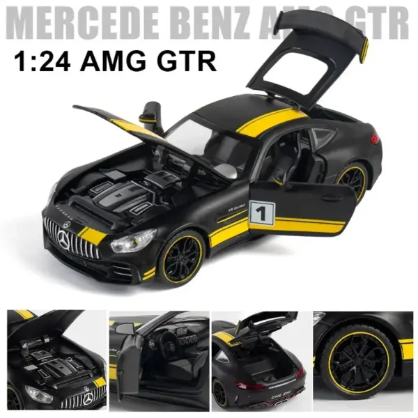 1:24 Mercedes Benz AMG GTR Diecast Model - Image 5