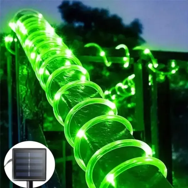 50 LED Solar Tube String Lights 5M Waterproof