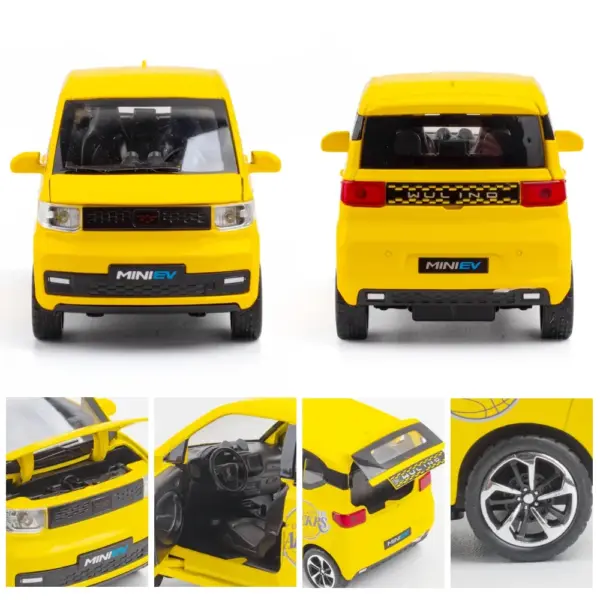 1:24 WULING HONGGUANG MINI EV Alloy Model Car - Image 4