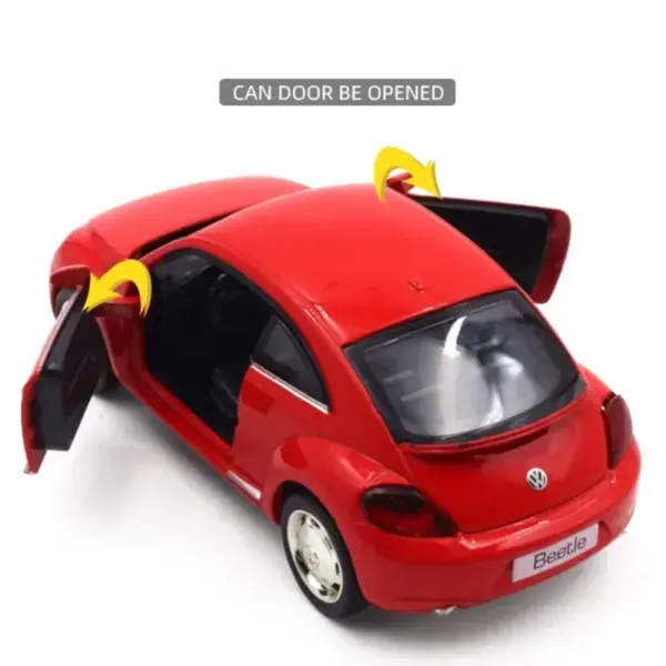 Volkswagen Beetle 1:36 Diecast Model Car - Image 4