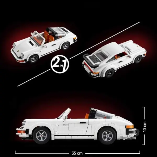1458Pcs 2in1 Race Vehicle Building Blocks Set - Image 2