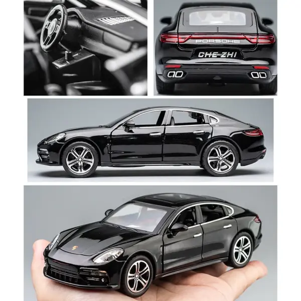1:32 Diecast Porsche Panamera Metal Car Model - Image 4