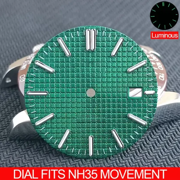 Luminous 31.8mm Watch Dial for NH35 Movement - Image 11