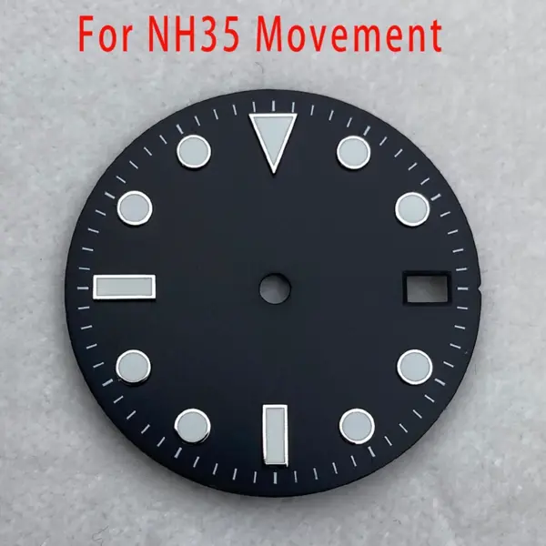 28.5mm C3 Luminous Dial for NH35 Eta 2824 - Image 3