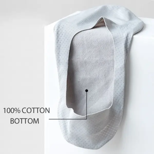 Men's Cotton Boat Socks 5 Pairs Thin Breathable - Image 4