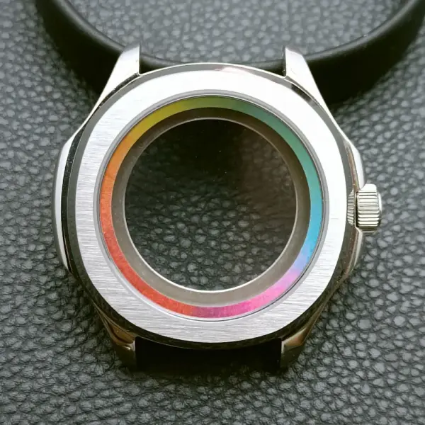 39.5mm Stainless Steel Watch Case with Sapphire Glass - Image 20