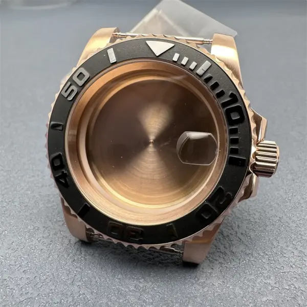 40mm Stainless Steel Rose Gold Watch Case